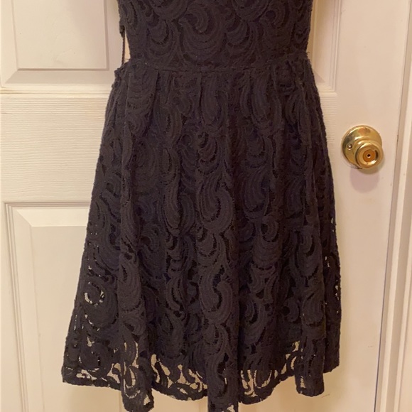 Free People backless Black Lace Dress - Picture 5 of 12